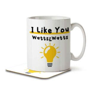 I Like You Watts and Watts Mug and Coaster