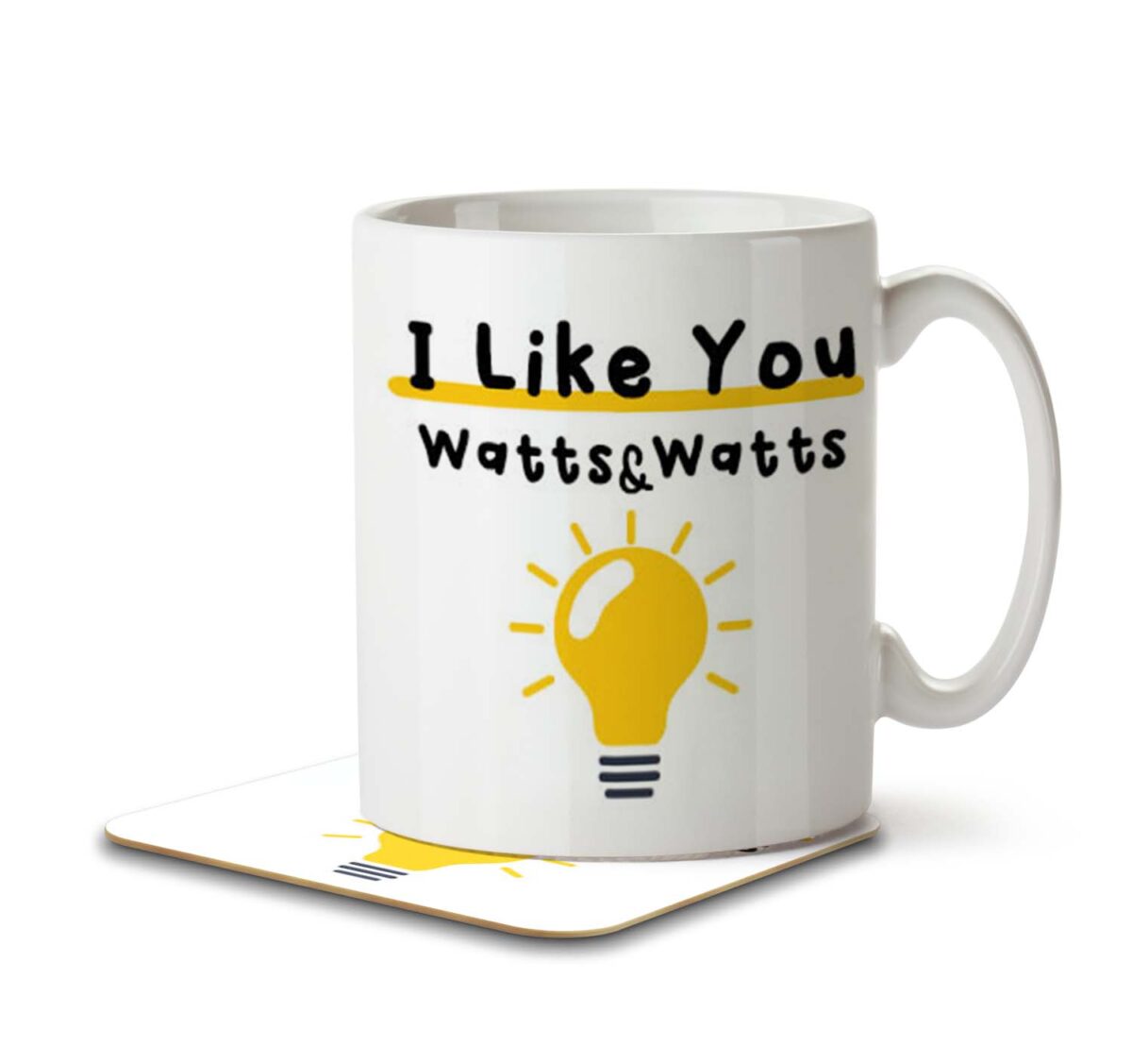 I Like You Watts and Watts Mug and Coaster