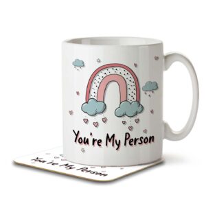 You're My Person - Girlfriend, Boyfriend, Partner Mug and Coaster