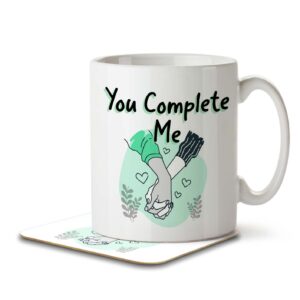 You Complete Me - Boyfriend, Girlfriend, Partner Mug and Coaster