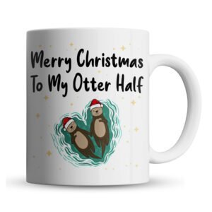 Merry Christmas To My Otter half boyfriend girlfriend partner gift mug
